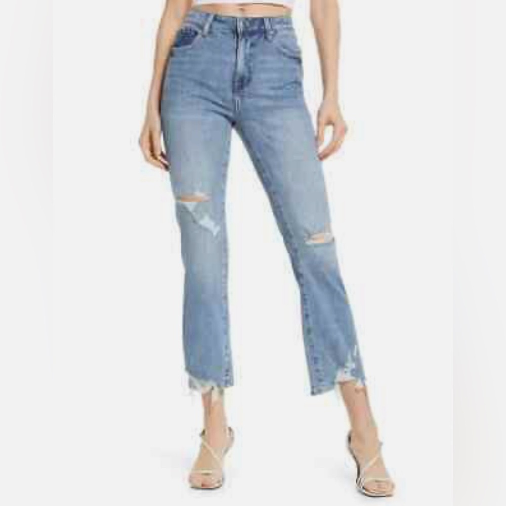 Lennon High Rise Cropped Boot in Grove Distressed
PISTOLA, NWT